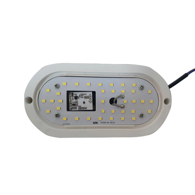 High Quality IP65 Ellipse LED Bulkhead with Microwave Sensor Factory Ceiling Lamp