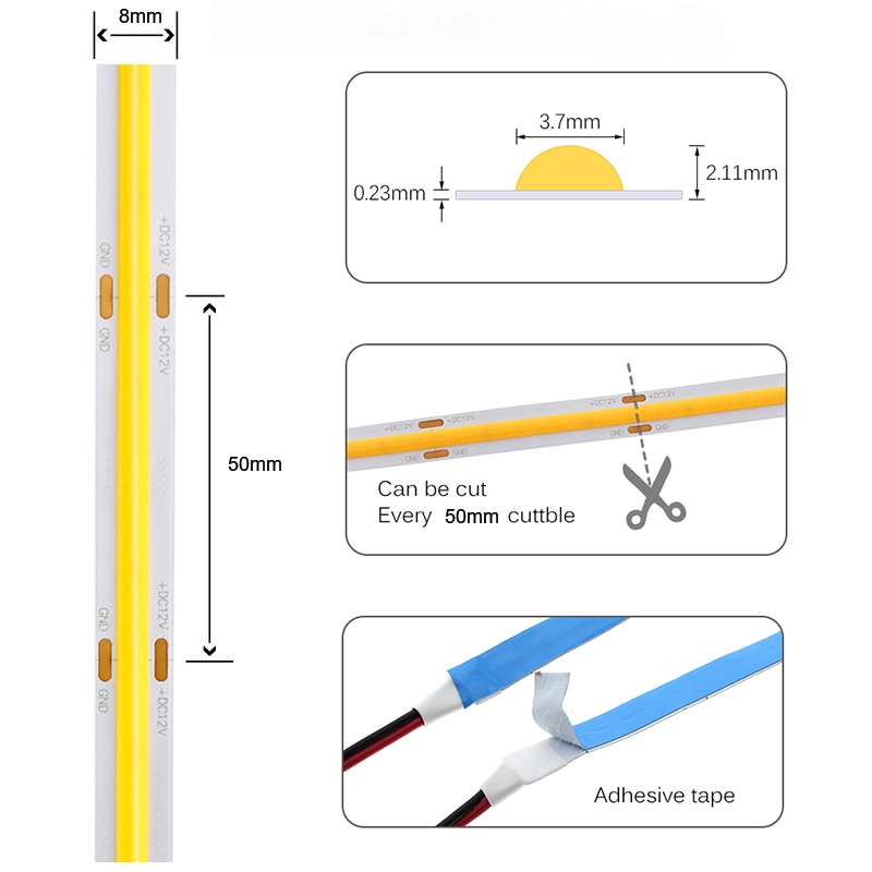 COB Strip Lights LED for Car LED TV Backlight Price