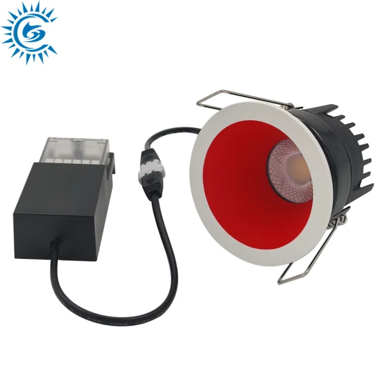 OEM 5W 6W 7W 8W 10W 3CCT Intérieur Dimmable Étanche IP65 Firerated LED COB Projecteur LED Downlight