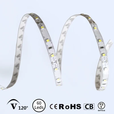 60LEDs SMD3528 CE RoHS LED Bande lumineuse flexible